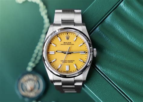 oyster rolex yellow